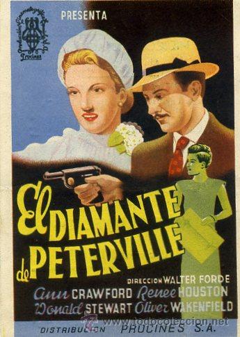 Cine: PROGRAMA DE CINE: EL DIAMANTE DE PETERVILLE PC-1722 - Foto 1