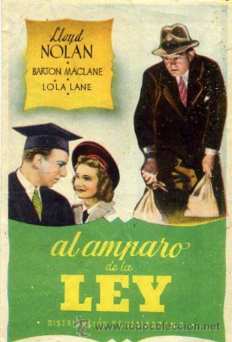 Cine: PROGRAMA DE CINE: AL AMPARO DE LA LEY PC-1723 - Foto 1