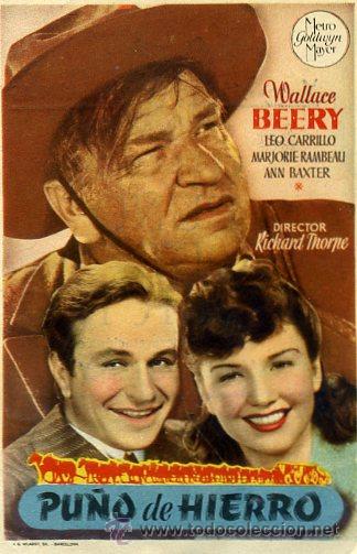 Cine: PROGRAMA DE CINE: PU&Ntilde;O DE HIERRO PC-1727-2 - Foto 1