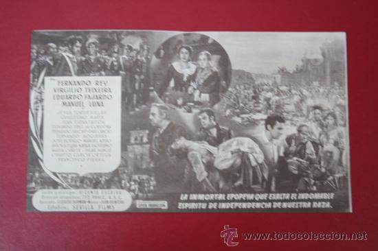 Cine: Antiguo Programa de Cine Doble: Augustina de Arag&oacute;n, Con publicidad - Foto 2