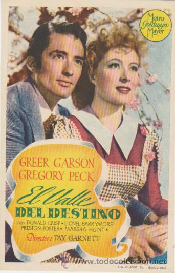 Cine: El Valle del destino. Sencillo de MGM.  &iexcl;IMPECABLE! - Foto 1