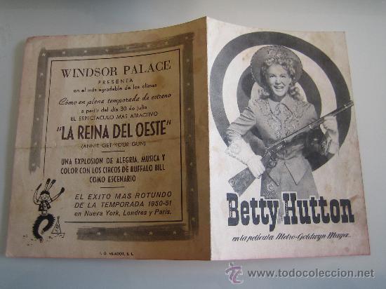 Cine: la reina del oeste - programa original doble - betty hutton - george sidney - Foto 1