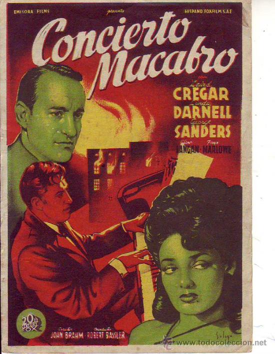 Cine: concierto macabro c/p - Foto 1
