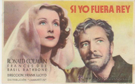 Cine: Si yo fuera Rey. Sencillo de Chamart&iacute;n.