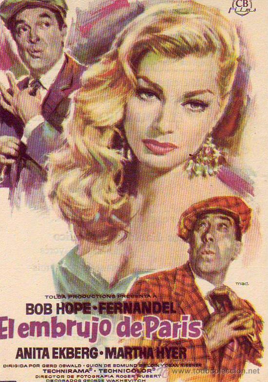 Cine: el embrujo de paris c/p - Foto 1