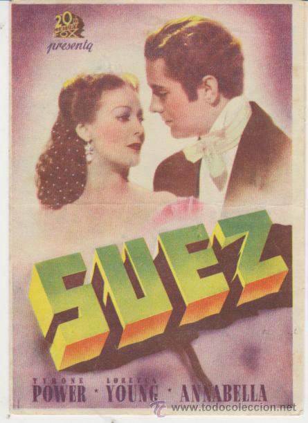Cine: Suez. Doble de 20Th Century Fox. - Foto 1