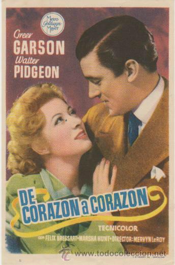 Cine: De coraz&oacute;n a coraz&oacute;n. Sencillo de MGM. - Foto 1