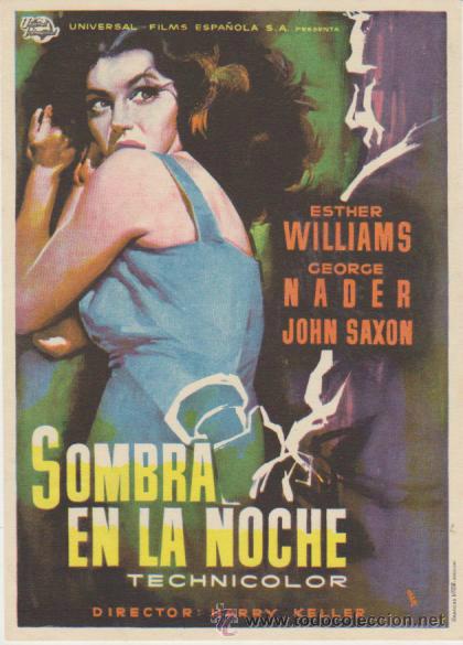 Cine: Sombra en la noche. Sencillo de Universal.  &iexcl;IMPECABLE! - Foto 1