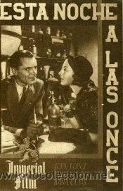 Cine: ESTA NOCHE A LAS ONCE.- PROGRAMA DOBLE. - Foto 1
