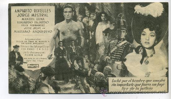 Cine: LA DUQUESA DE BENAMEJI, con Jorge Mistral. - Foto 2