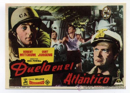 Cine: DUELO EN EL ATLANTICO, con Robert Mitchum. - Foto 1