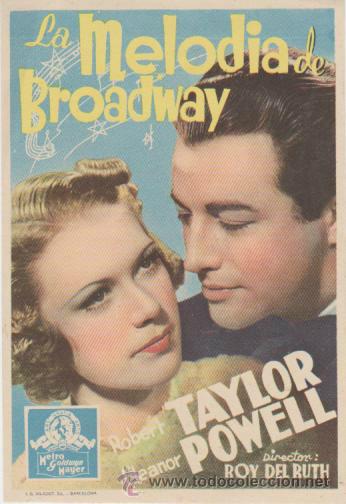 Cine: La melod&iacute;a de Broadway. Sencillo de MGM.  &iexcl;IMPECABLE! - Foto 1