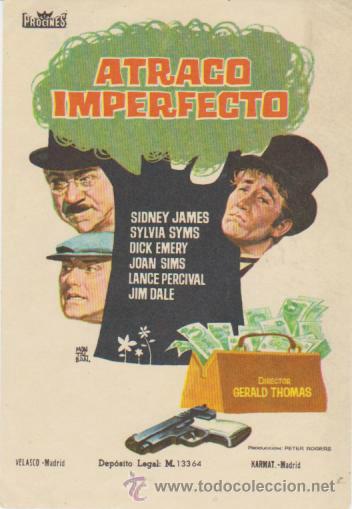 Cine: Atraco imperfecto. Sencillo de Procines. - Foto 1