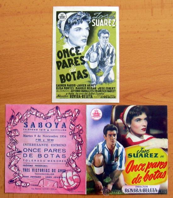 Cine: Once pares de botas - dos programas diferentes - Jose Su&aacute;rez - Con publicidad - Foto 1