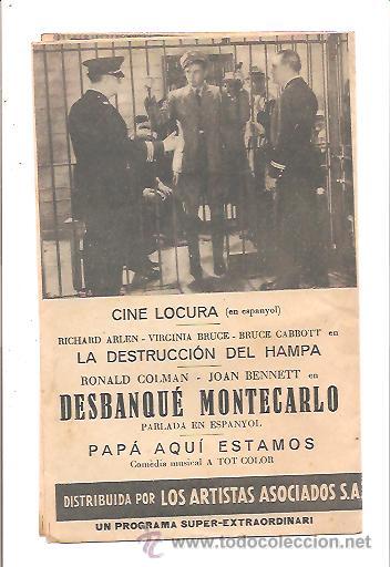 Cine: PROGRAMA LA DESTRUCCI&Oacute;N DEL HAMPA - Foto 3