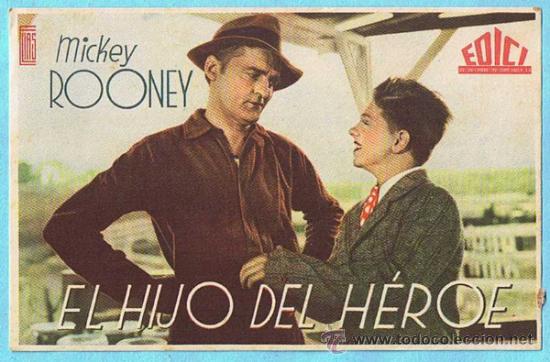 Cine: EL HIJO DEL HEROE. MICKEY ROONEY - Foto 1