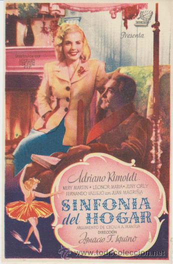 Cine: Sinfon&iacute;a del Hogar. Sencillo de Emisora Films. - Foto 1