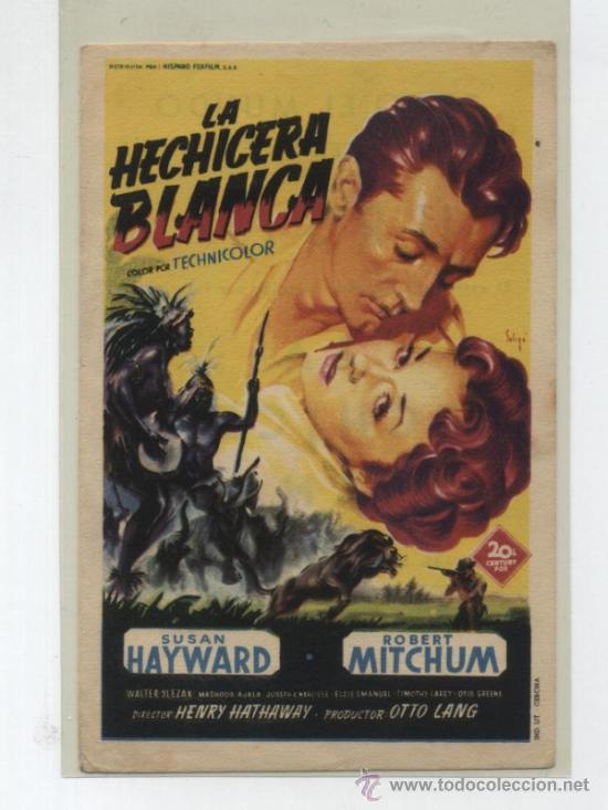 Cine: La Hecicera Blanca. Solig&oacute;. Sencillo de 20Th Century Fox. Cine Kursaal.