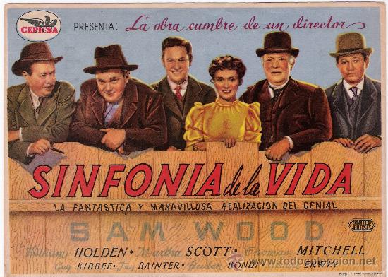 Cine: PROGRAMA DE CINE -SINFONIA DE VIDA - Foto 1