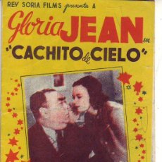  Foglietti di film di film antichi di cinema: CACHITO DE CIELO - DOBLE. Lote 31261350