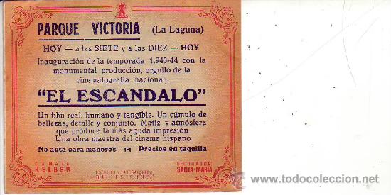 Cine: el escandalo - doble - c/p - Foto 2