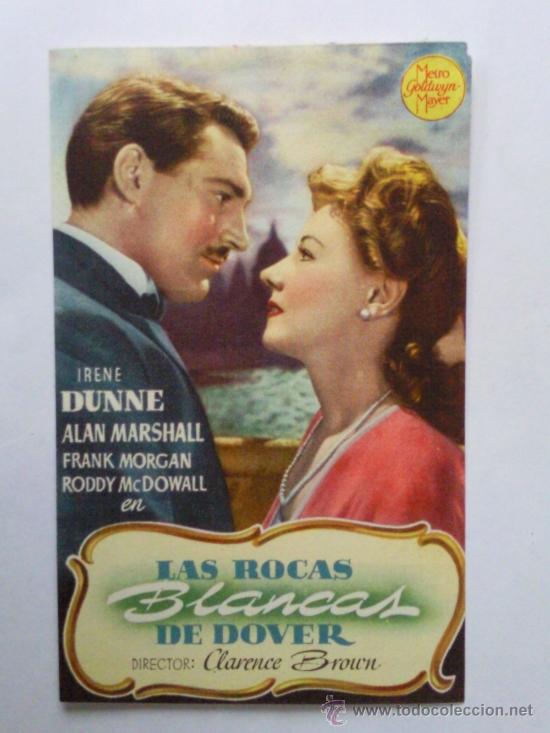 Cine: FOLLETO DE MANO, LAS ROCAS BLANCAS DE DOVER , IRENE DUNNE