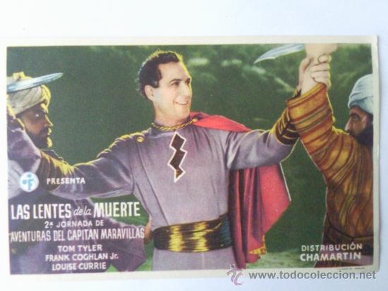 Cine: FOLLETO DE MANO, LAS LENTES DE LA MUERTE ,
