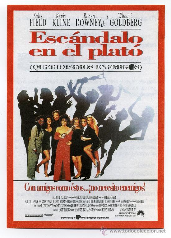 Cine: ESCANDALO EN EL PLATO, con Sally Field. - Foto 1