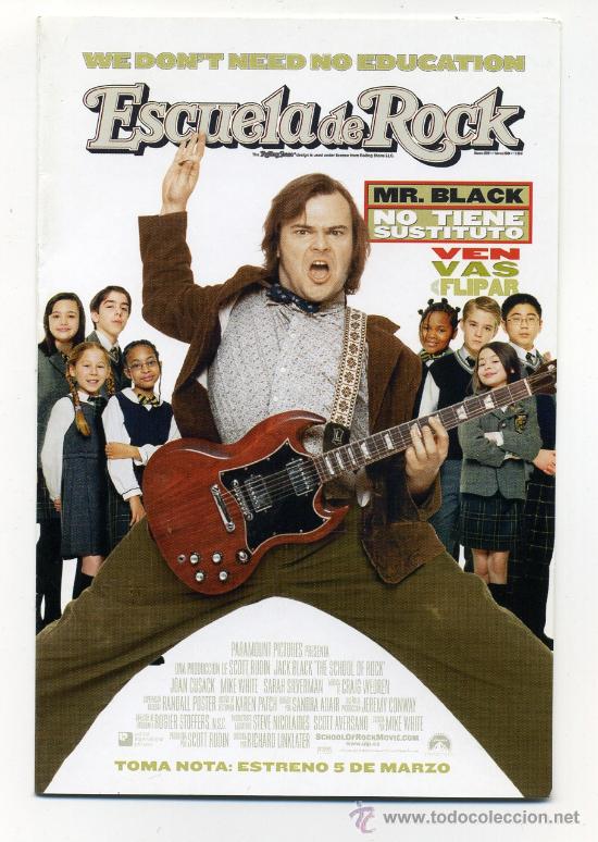 Cine: ESCUELA DE ROCK, con Jack Black. - Foto 1
