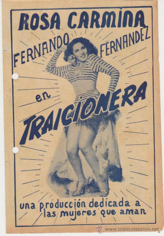 Cine: Traicionera. Doble de Continental films. Programa cubano. - Foto 1