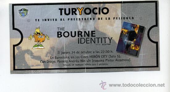 Cine: EL CASO BOURNE, con Matt Damon. - Foto 1