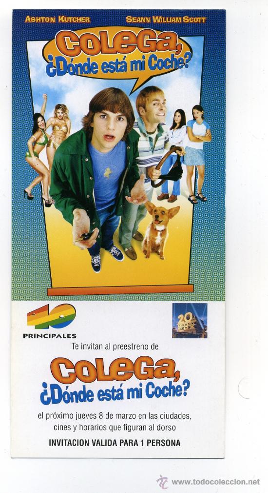Cine: COLEGA &iquest;DONDE ESTA MI COCHE? - Foto 1