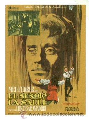 Cine: SE&Ntilde;OR DE LA SALLE - ORIGINAL CON PROPAGANDA - - Foto 1
