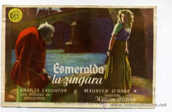 Cine: ESMERALDA LA ZINGARA, con Charles Laughton. - Foto 1