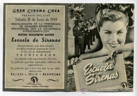 Cine: ESCUELA DE DE SIRENAS, con Esther Williams. - Foto 1