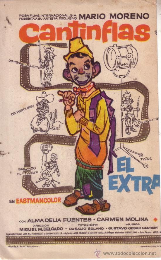 Cine: FOLLETO - CANTINFLAS - EL EXTRA - Foto 1