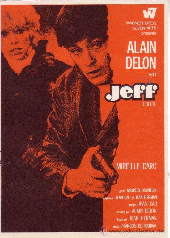 Cine: FOLLETO - JEFF - ALAIN DELON - Foto 1