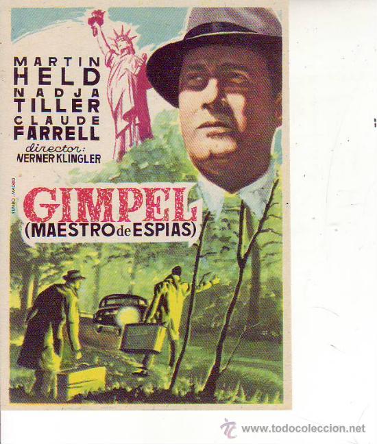 Cine: gimpel - maestro de espias - Foto 1