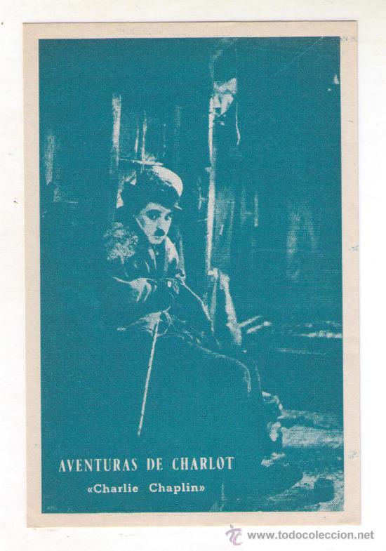 Cine: AVENTURAS DE CHARLOT - CHARLIE CHAPLIN - 1918 - SIN PUBLICIDAD, PRUEBA DE IMPRENTA