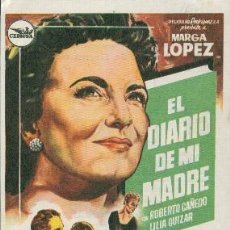 Cine: EL DIARIO DE MI MADRE (CON PUBLICIDAD). Lote 31775558