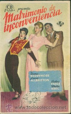 Cine: MATRIMONIO DE INCONVENIENCIA - Foto 1