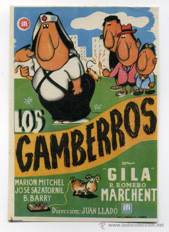 Cine: LOS GAMBERROS, con Gila. - Foto 1