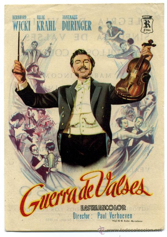 Cine: GUERRA DE VALSES, con Hilde Krahl. - Foto 1