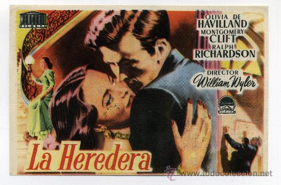 Cine: LA HEREDERA, con Montgomery Clift. - Foto 1