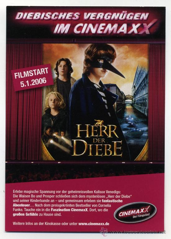  Foglietti di film di film antichi di cinema: HERR DER DIEBE.