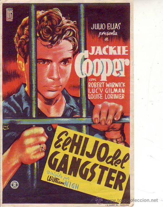 Cine: el hijo del ganster  - c/p - Foto 1
