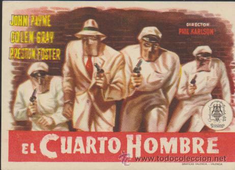 Cine: El Cuarto Hombre. Sencillo de Procines.  &iexcl;IMPECABLE! - Foto 1