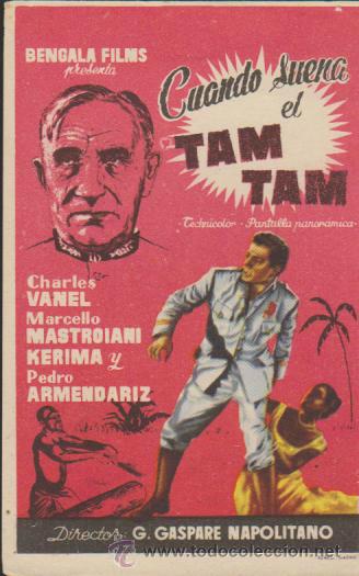 Cine: Cuando suena el Tam Tam. Sencillo de Bengala. - Foto 1