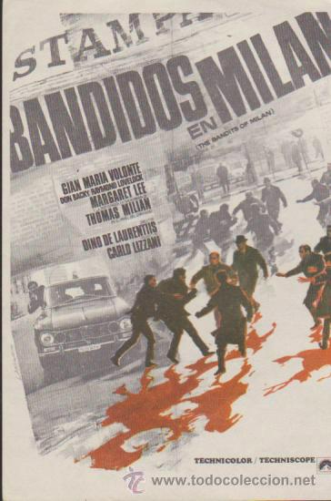 Cine: Bandidos en Mil&aacute;n. Programa sencillo. - Foto 1