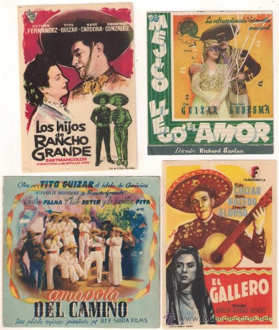Cine: PB67 TITO GUIZAR COLECCION DE 8 PROGRAMAS ORIGINALES ESPA&Ntilde;OLES - Foto 1